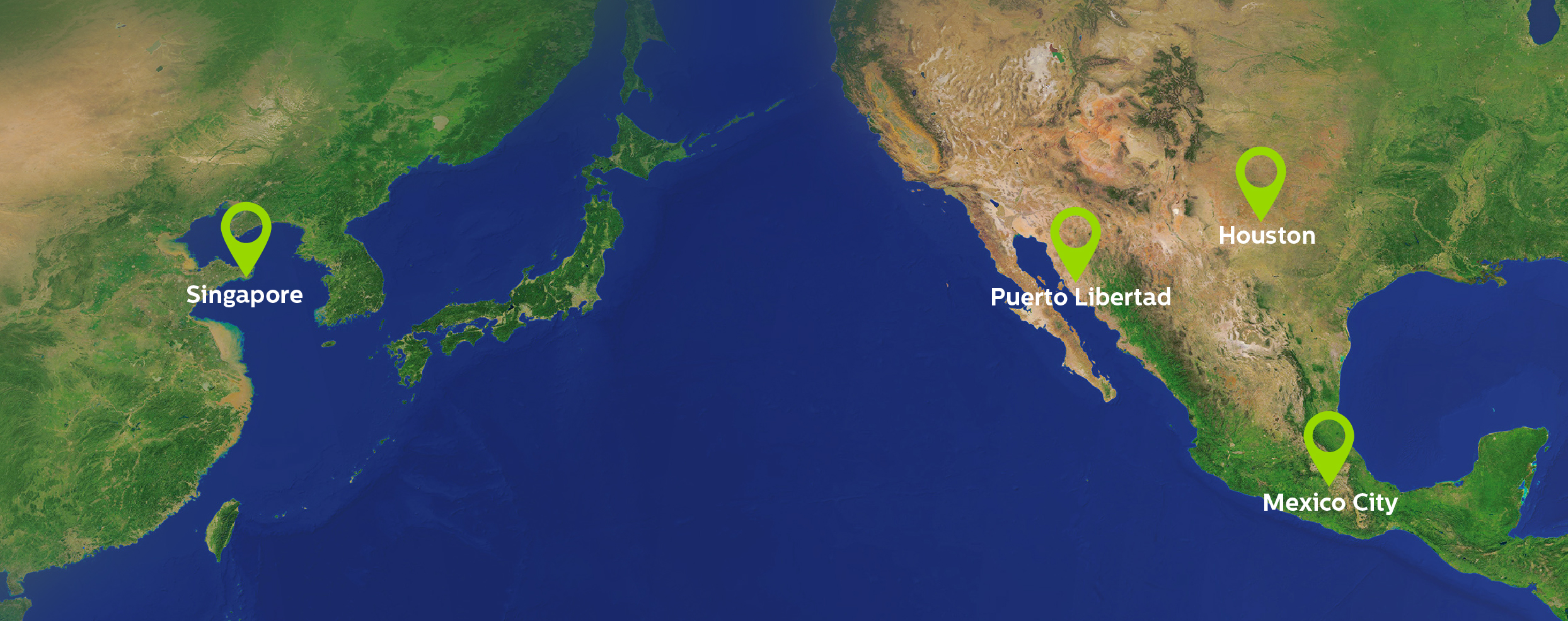 Mexico Pacific Locations